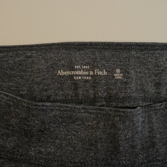 Abercrombie & Fitch Gray Leggings Pants Medium 27 / 26.5 Mid Rise Cotton Polyest - Picture 4 of 6